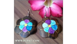 Cheap Price Earrings Wooden Alot Package Free 